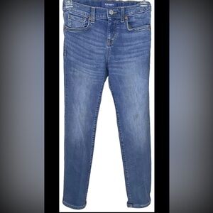 Old Navy Karate Youth Girls 8 Regular Blue Jeans Straight Leg Tapered Ankles